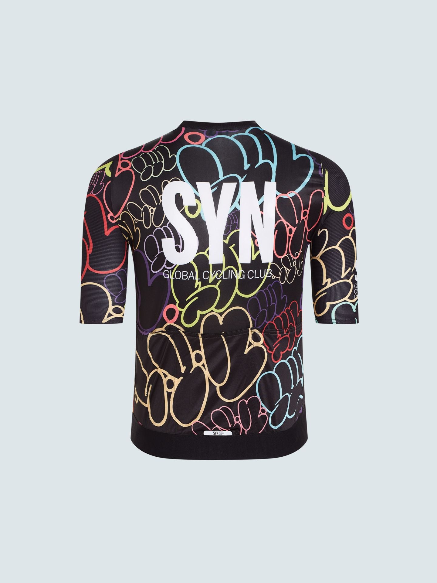 SYN - Men's Pro Design Lab Jersey - Bubble Black - Nuremberg, Germany - Rear view