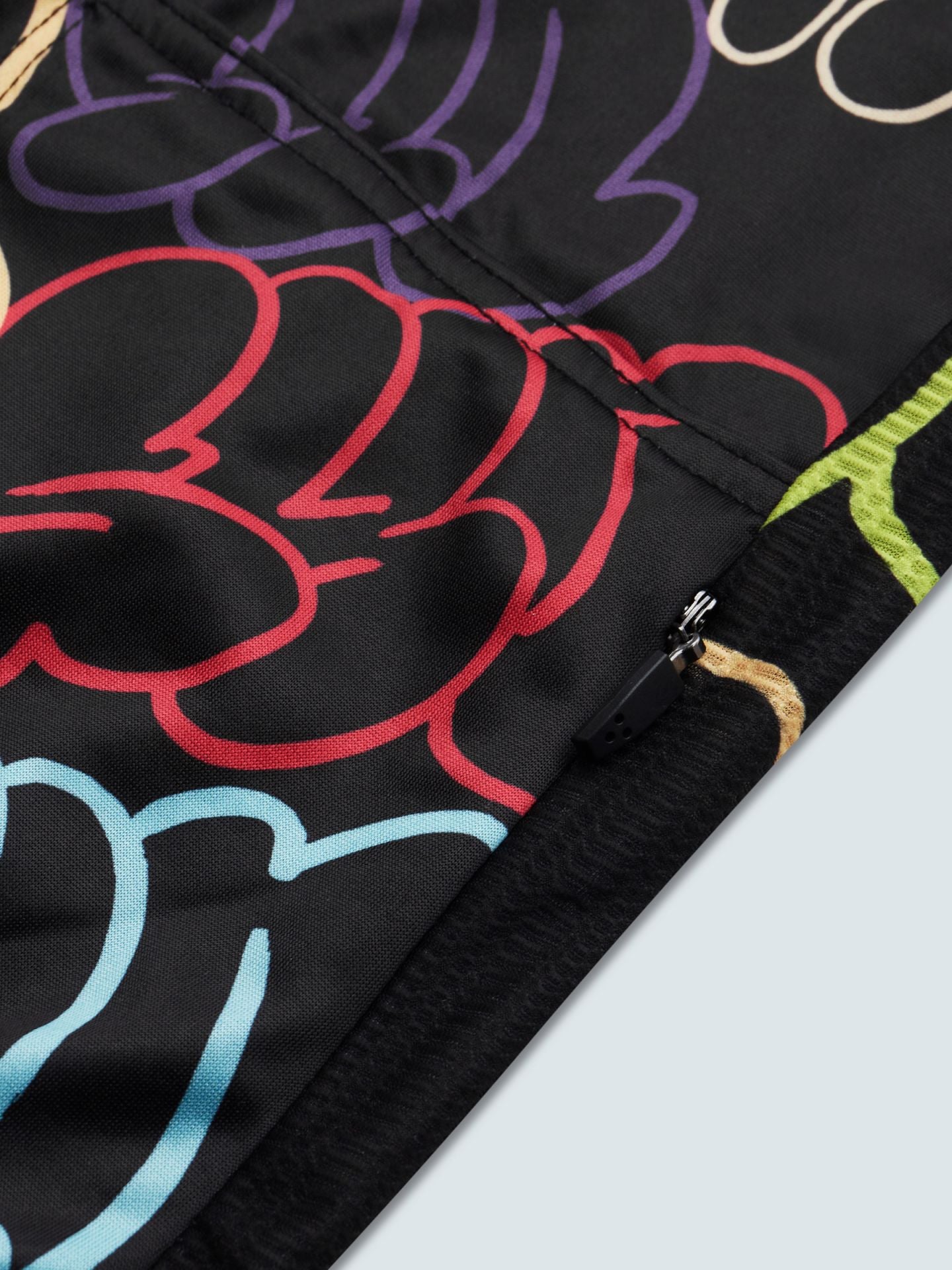 SYN - Men's Pro Design Lab Jersey - Bubble Black - Nuremberg, Germany - Zipper detail