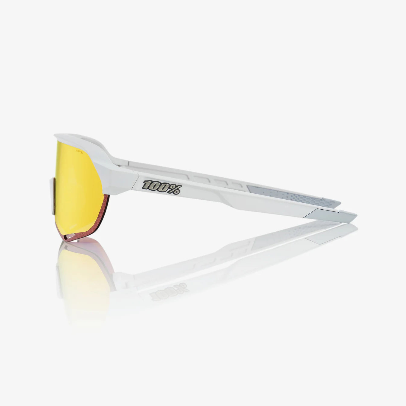 100% - Speedcraft - HiPER Mirror Lens Soft Tact - Off-White