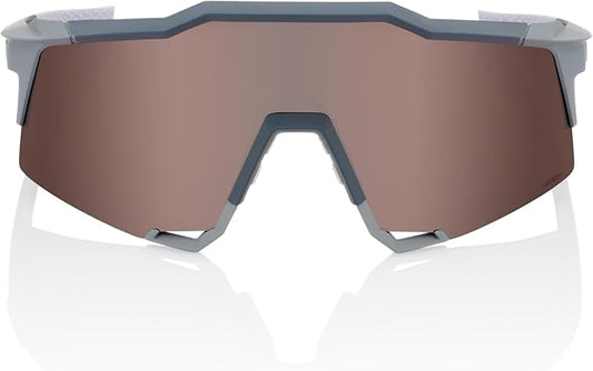 100% - Speedcraft - Soft Tact Stone Grey HiPER Crimson Silver Mirror Lense - Nuremberg, Germany