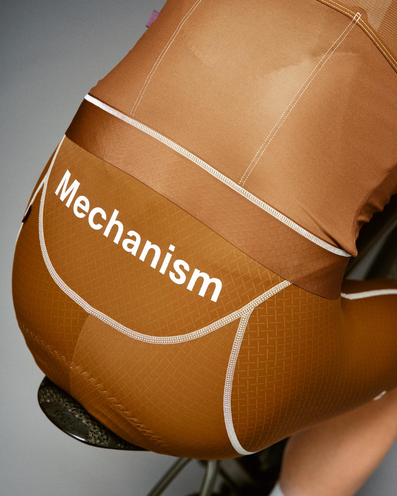 Pas Normal Studios - Men's Mechanism Jersey - Dusty Brown - Nuremberg Germany - Detail View