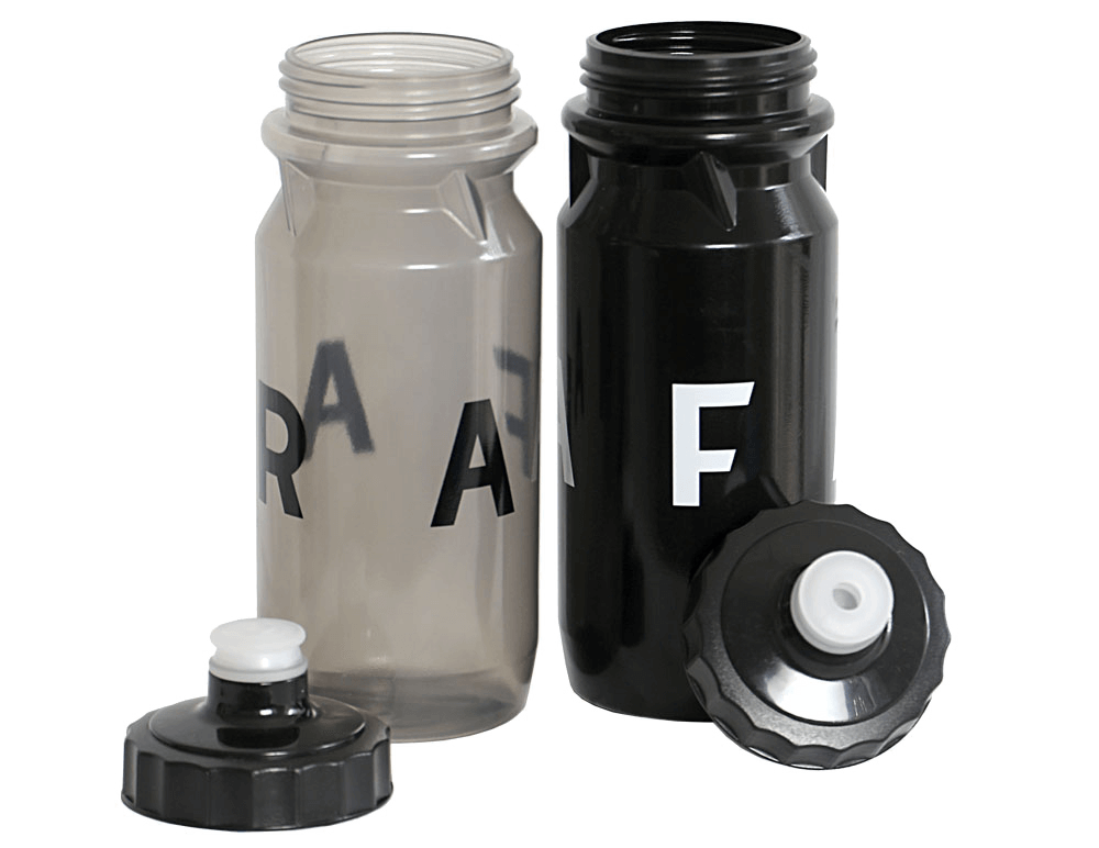 FARA Cycling - Water Bottle - Black - Nuremberg, Germany - Full view both colors