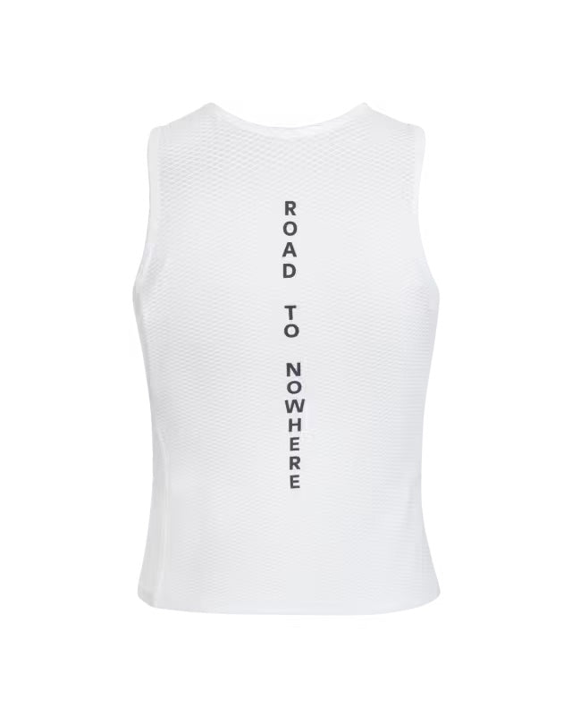 Pas Normal Studios - Women's Sleeveless Baselayer - White - Nuremberg Germany - Rear view