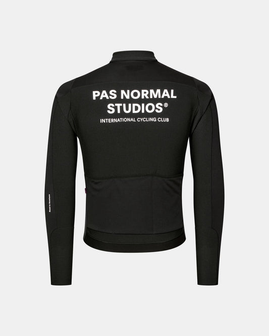 Pas Normal Studios - Men's Mechanism Thermal Long Sleeve Jersey 2.0 - Black - Nuremberg, Germany