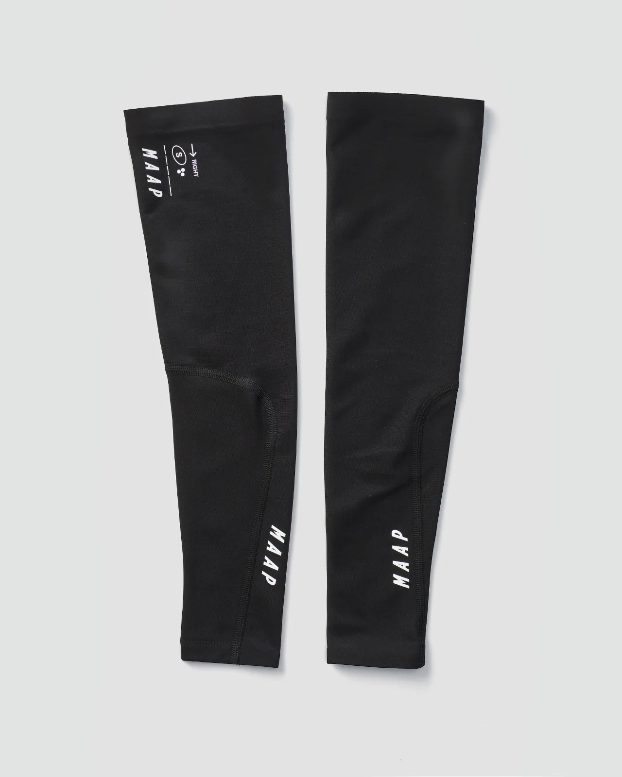 MAAP - Cycling Arm Warmers - Black - Nuremberg Germany - full view