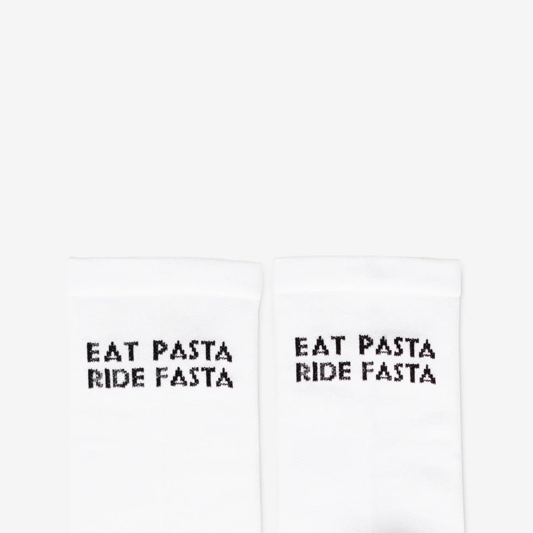 BONK - Pasta Socks - White - Nuremberg Germany - detail view