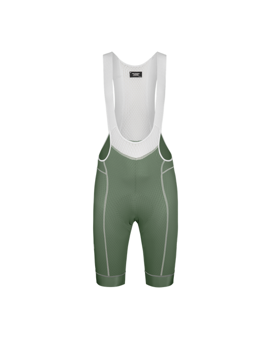 Pas Normal Studios - Mechanism Bibs - Khaki Green - Nuremberg Germany - Front View