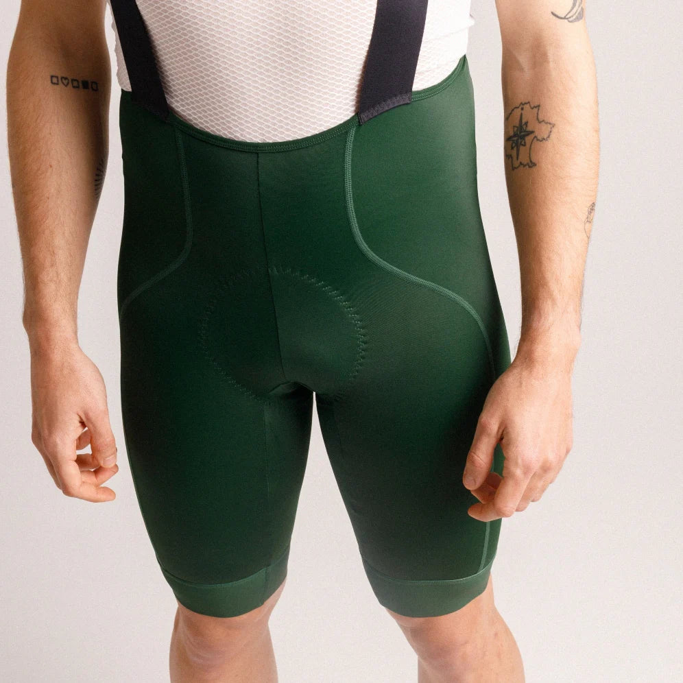 Rocacorba - Essential Bib Shorts 2.0 - Flaschengrün