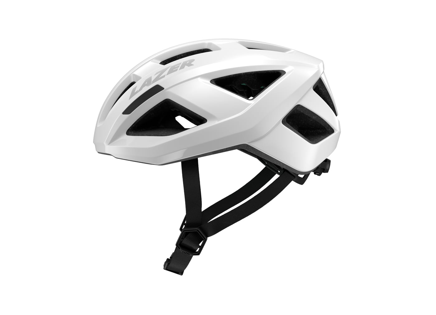 Lazer - Tonic KinetiCore Helmet - White - Nuremberg, Germany - side view