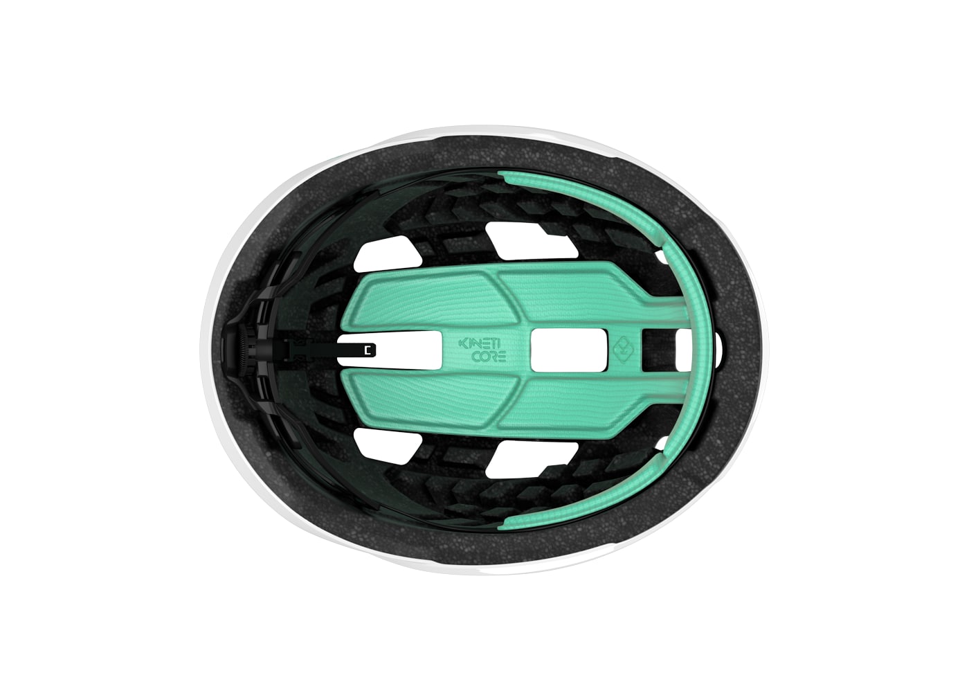 Lazer - Tonic KinetiCore Helmet - White - Nuremberg, Germany - inside view