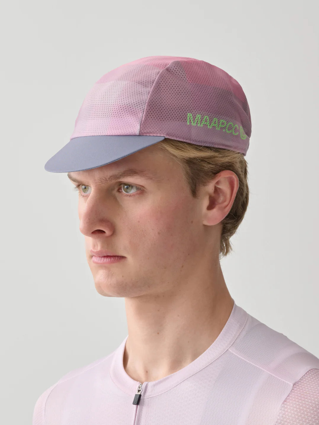 MAAP - Blur Cap - Rosa Fluoro - Nuremberg, Germany - Full view on model