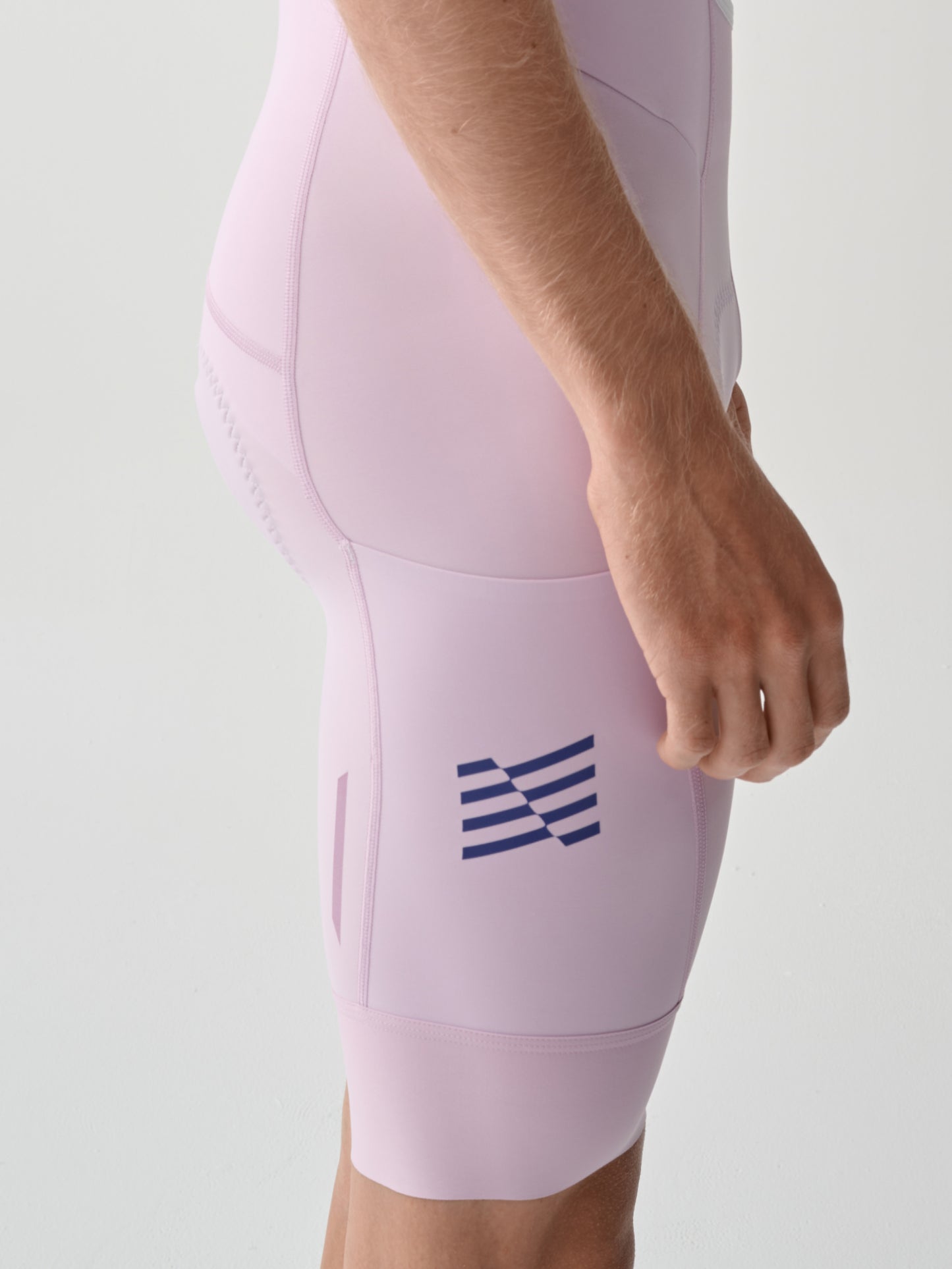 MAAP - Men's Evade X Team Bib Evo Cargo - Cherry Blossom - Nuremberg, Germany - Side detail on model 2