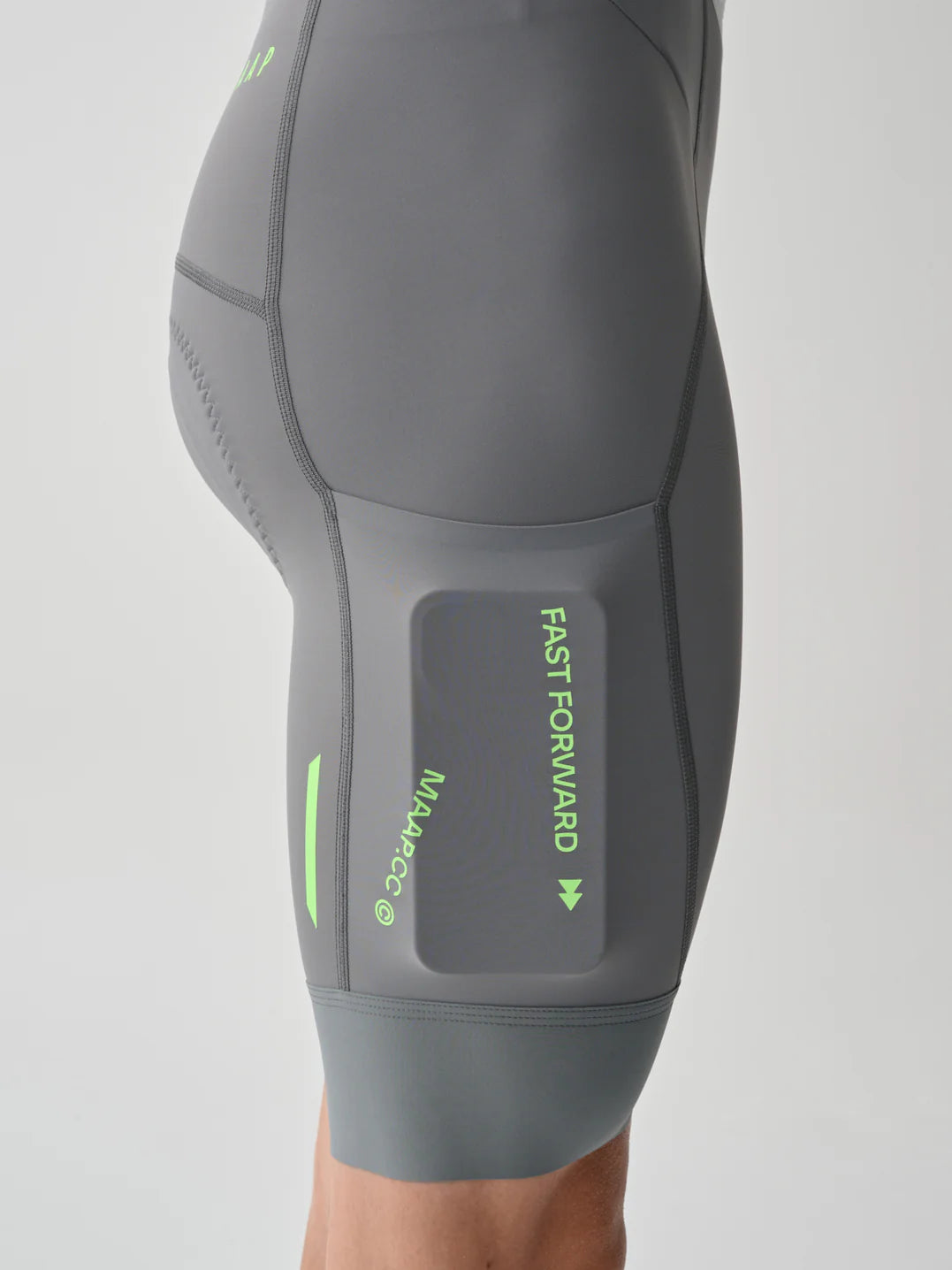 MAAP - Men's Blur Team Bib Evo Cargo - Shadow - Nuremberg, Germany - side view