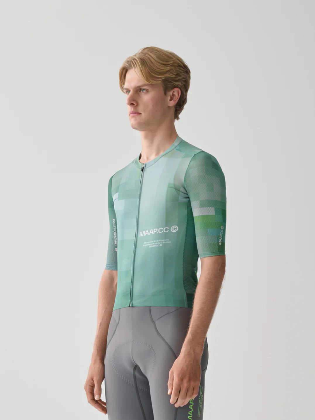 MAAP - Men's Blur Pro Air Jersey 3.0 - Sprinter - Nuremberg, Germany - Full view on model