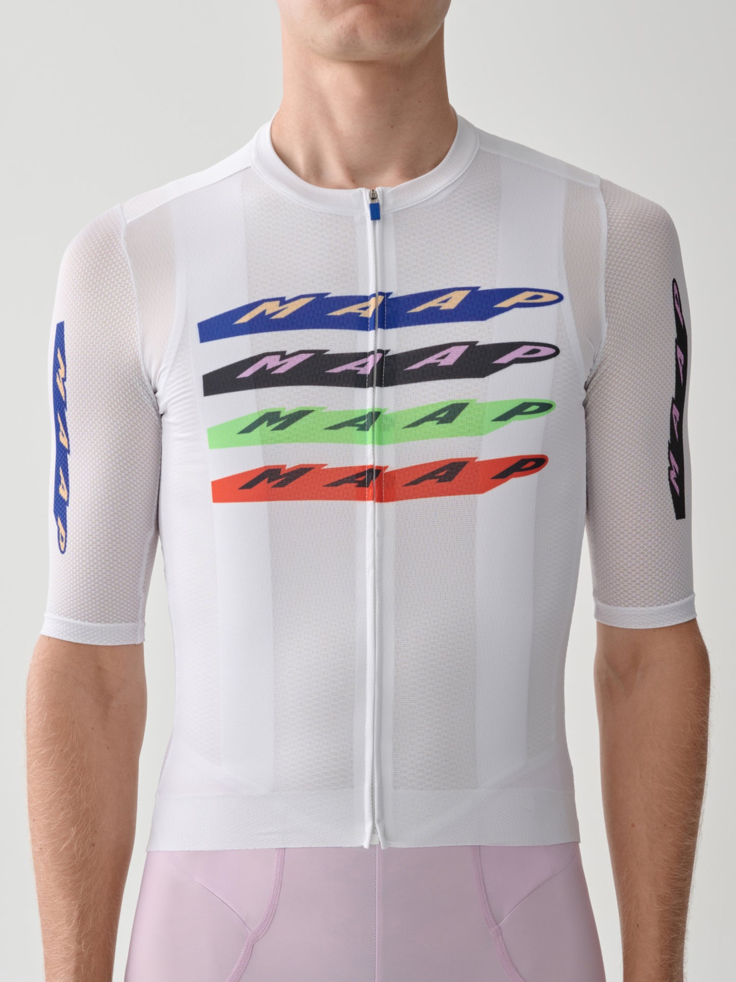 MAAP - Men's Evade X Pro Air Jersey 3.0 - White - Nuremberg, Germany - Full view on model