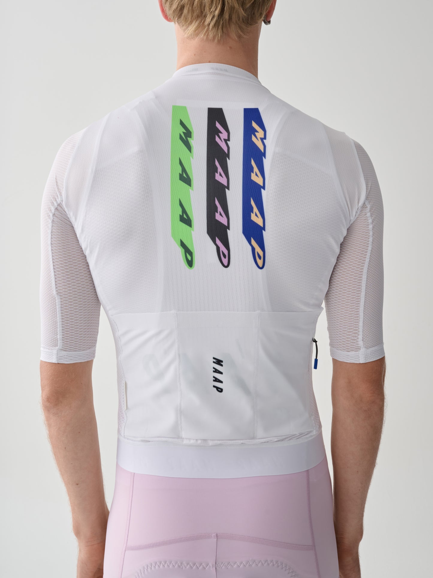 MAAP - Men's Evade X Pro Air Jersey 3.0 - White - Nuremberg, Germany - Back view