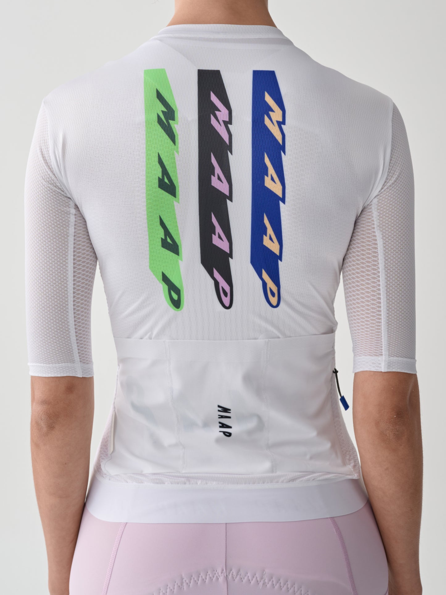 MAAP - Women's Evade X Pro Air Jersey 3.0 - White - Nuremberg, Germany - Back view on model