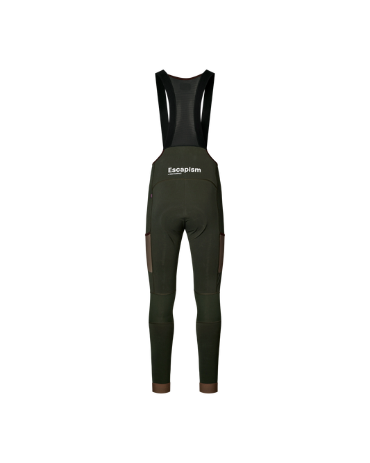 Pas Normal Studios - Men's Escapism Long Cargo Bibs - Dark Olive - Nuremberg, Germany
