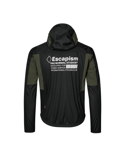 Pas Normal Studios - Men's Escapism Hooded Lightweight Jacket - Black - Nuremberg, Germany