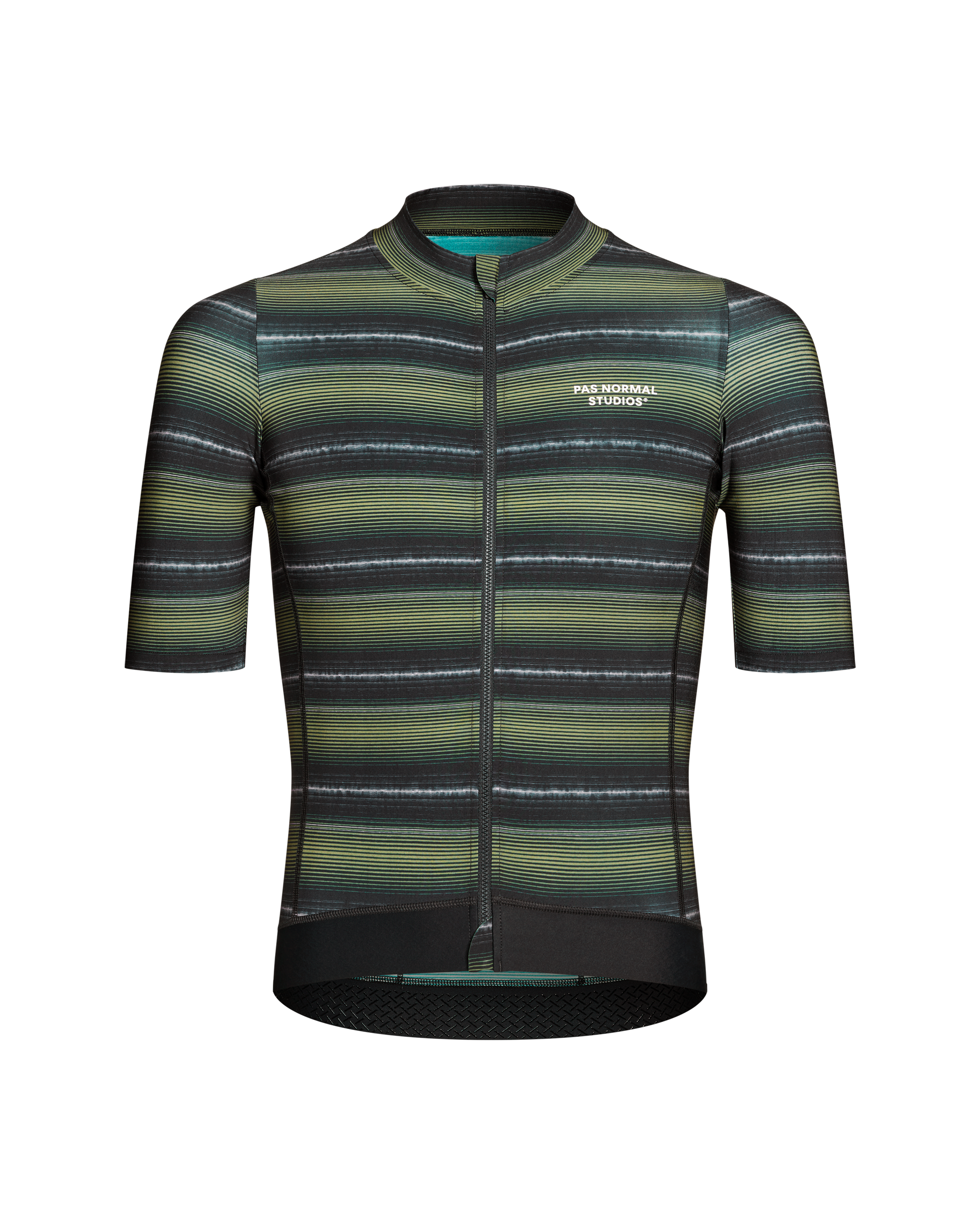 Pas Normal Studios - Men's Essential Jersey - Light Olive Stripe Pas Normal Studios - Men's Essential Jersey - Light Olive Stripe