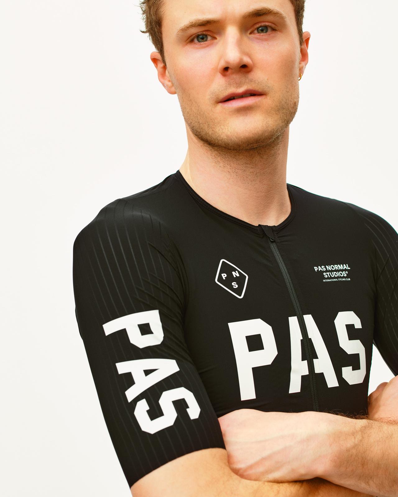 Pas Normal Studios - PAS Men's Mechanism Pro Jersey - Black - Nuremberg, Germany - Detail view