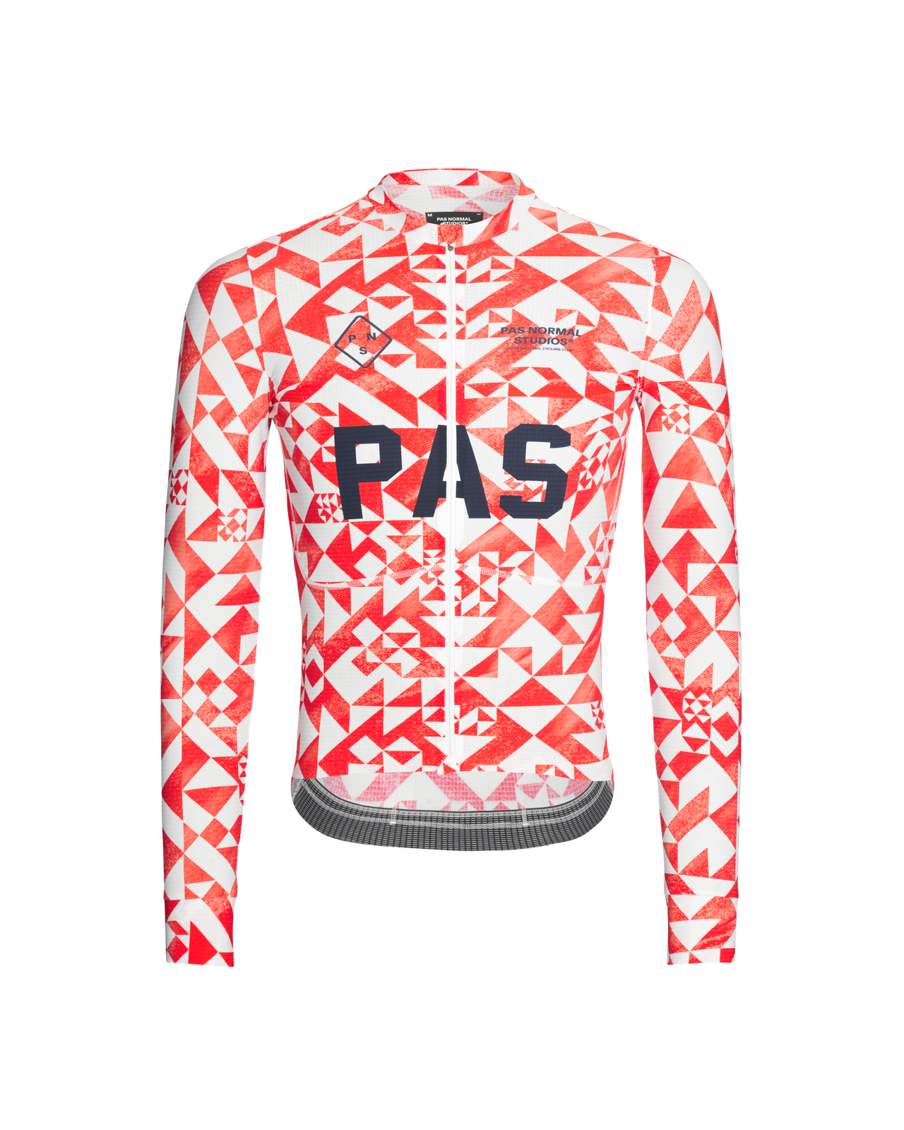 Pas Normal Studios - PAS Men's Mechanism Pro Long Sleeve Jersey - PAS Origami - Nuremberg Germany - Front View