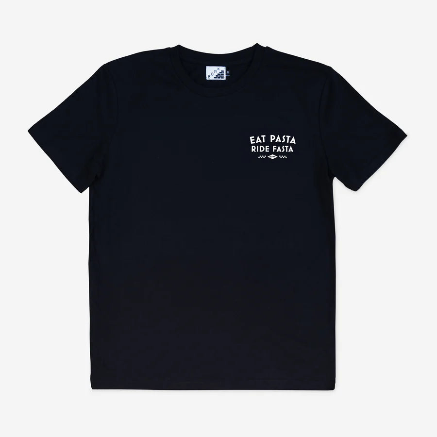 BONK - Pasta T-Shirt - Black - Nuremberg, Germany - front view