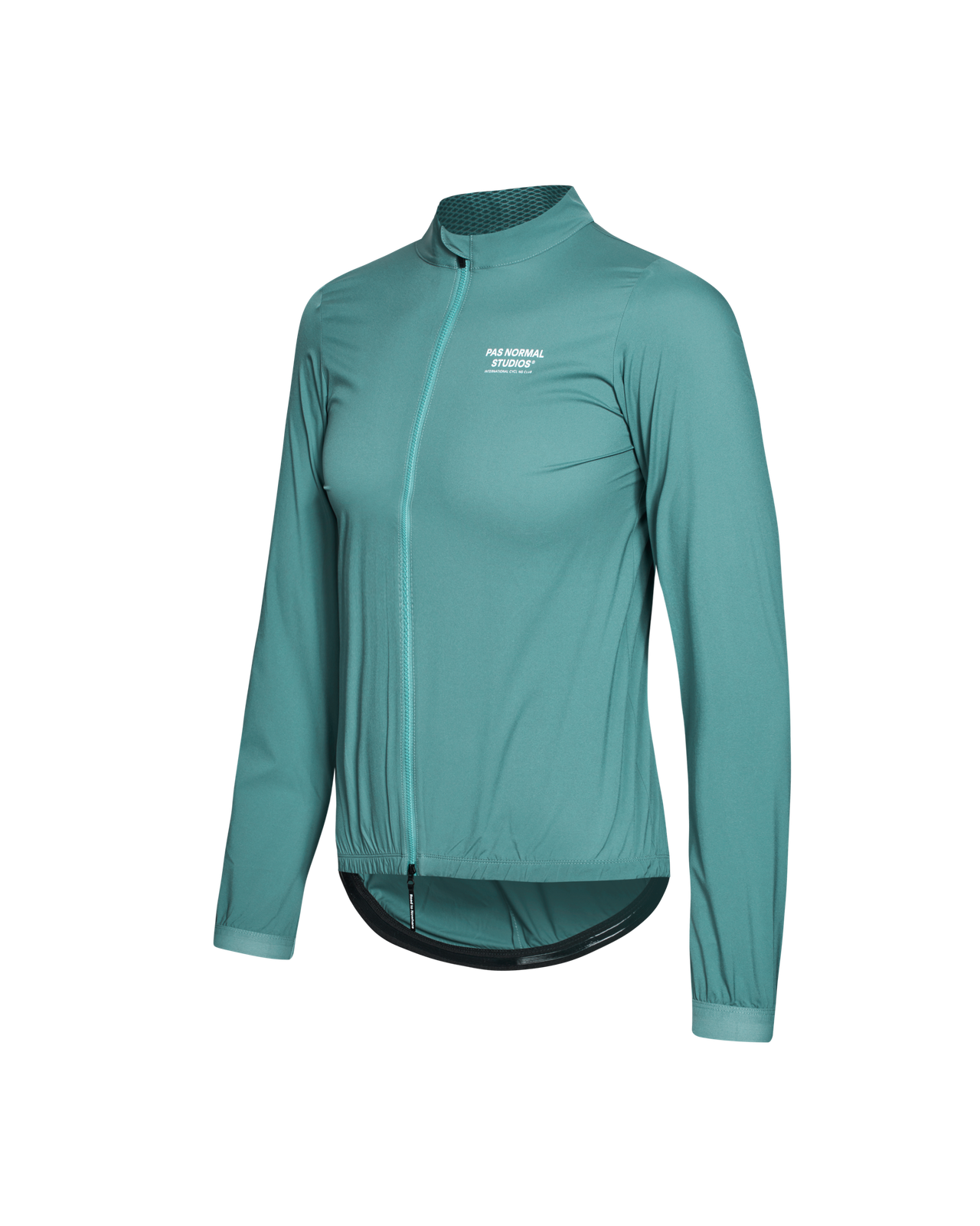 Pas Normal Studios - Women's Mechanism Stow Away Jacket - Grey Teal - Nuremberg Germany - Side view