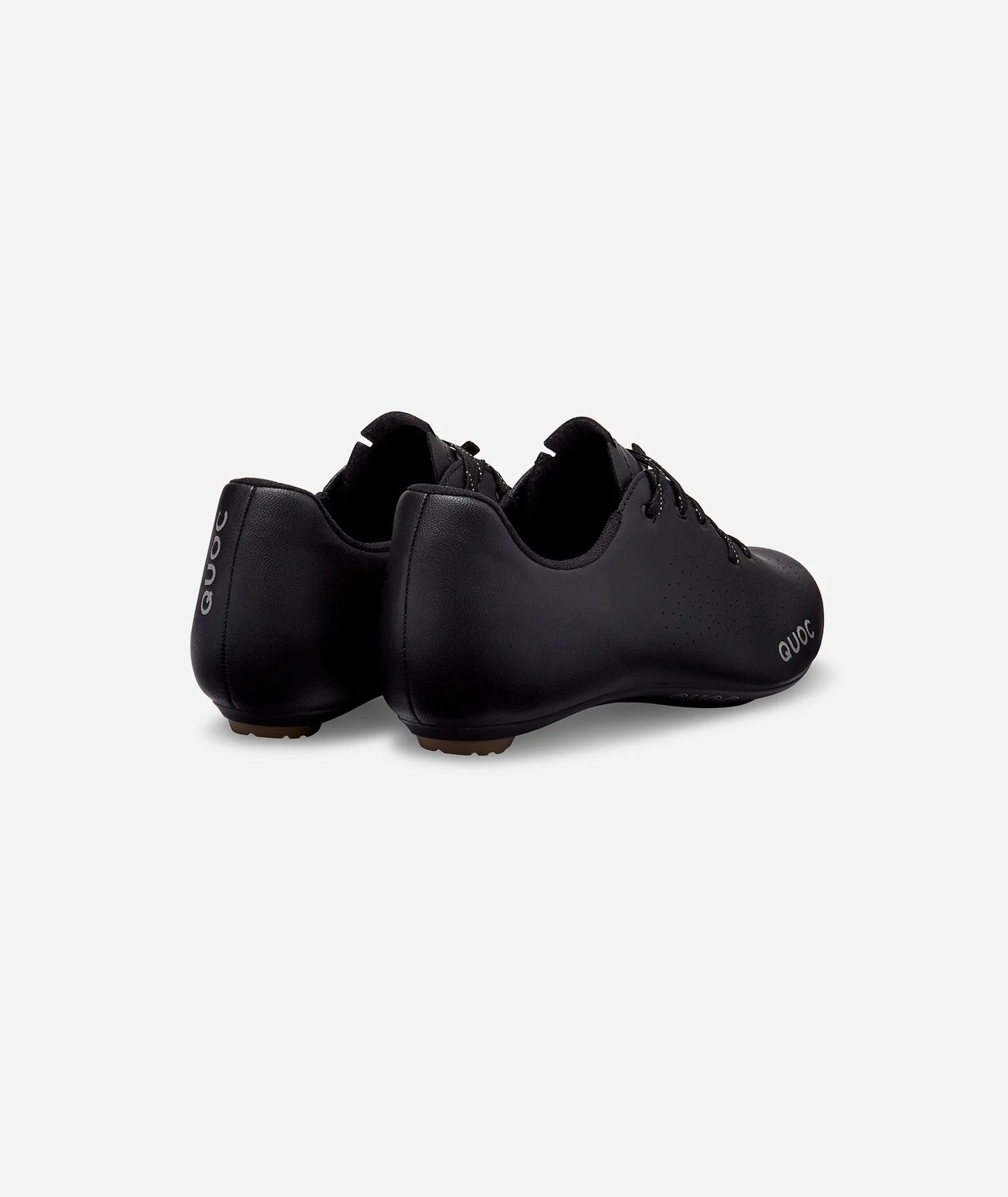 Quoc - Escape Road Lace Cycling Shoes - Black - Nuremberg, Germany - Back view