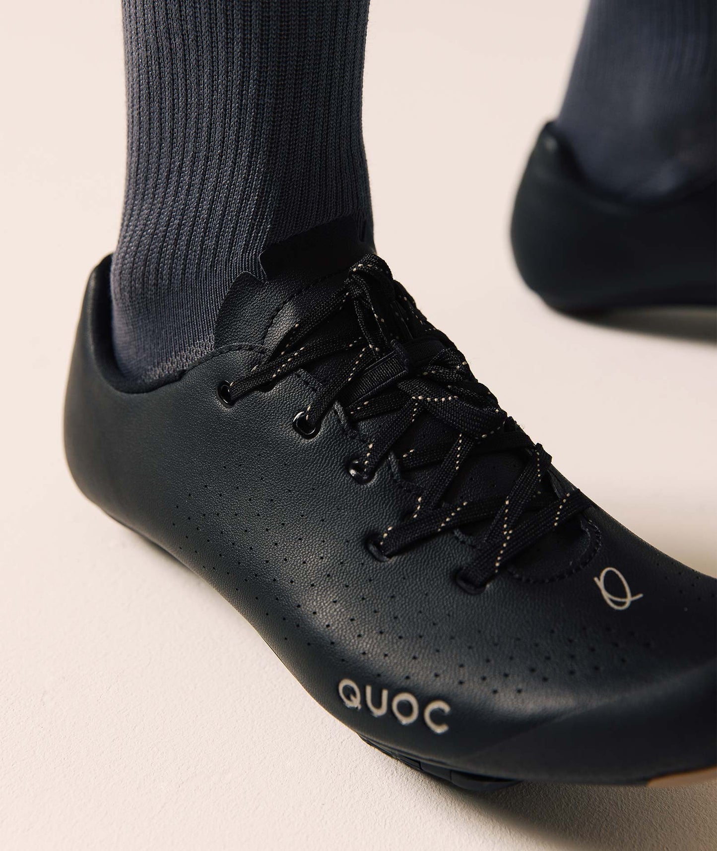 Quoc - Escape Road Lace Cycling Shoes - Black - Nuremberg, Germany - Detail view