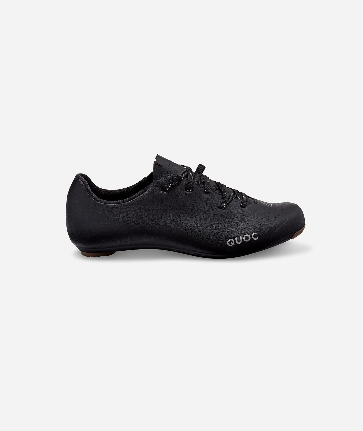 Quoc - Escape Road Lace Cycling Shoes - Black - Nuremberg, Germany - Side view