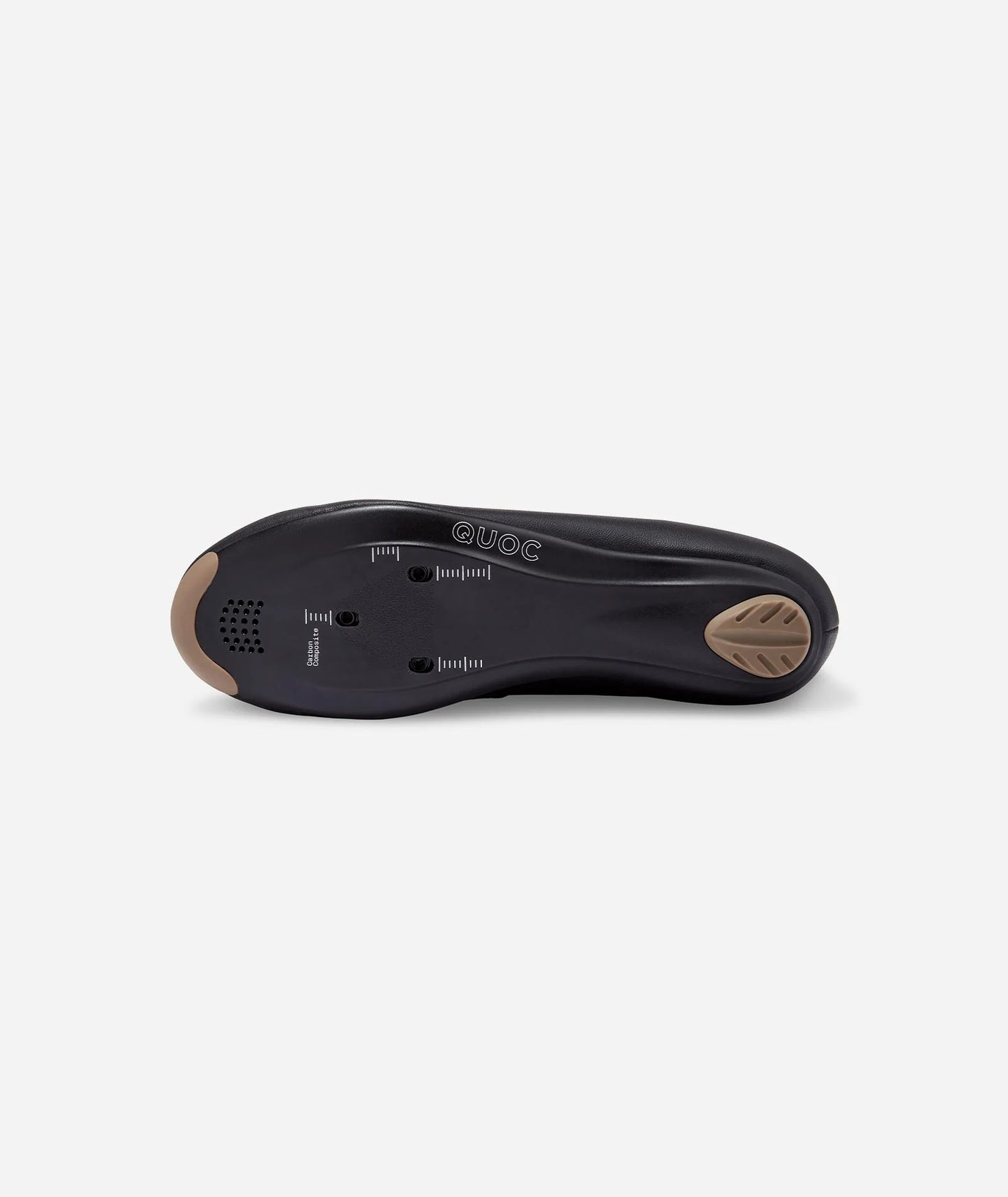 Quoc - Escape Road Lace Cycling Shoes - Black - Nuremberg, Germany - Sole view