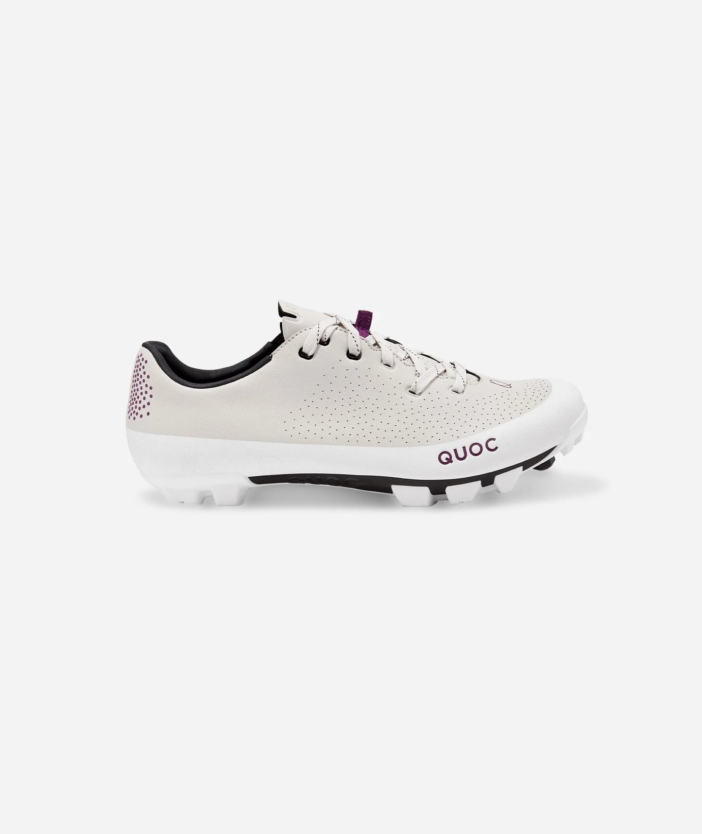 QUOC - Gran Tourer XC Lace Cycling Shoes - Chalk - Nuremberg Germany - Side view