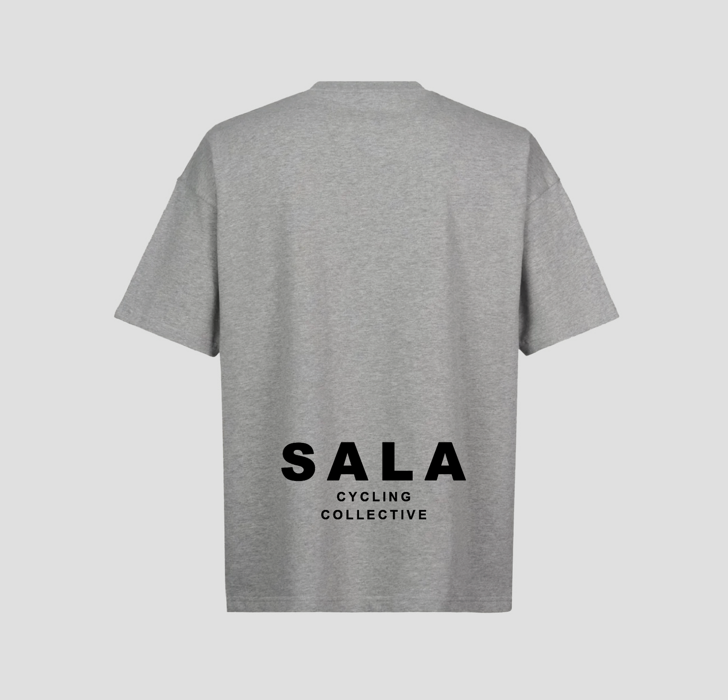 SALA Oversized Logo Tee - Gray Marl