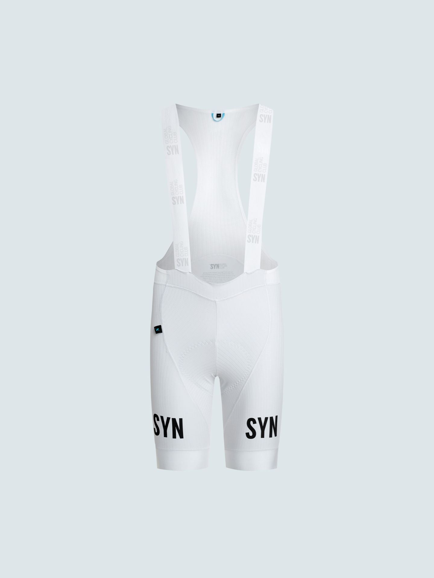 SYN - Men's Pro Bib Shorts - White - Nuremberg, Germany - Front view