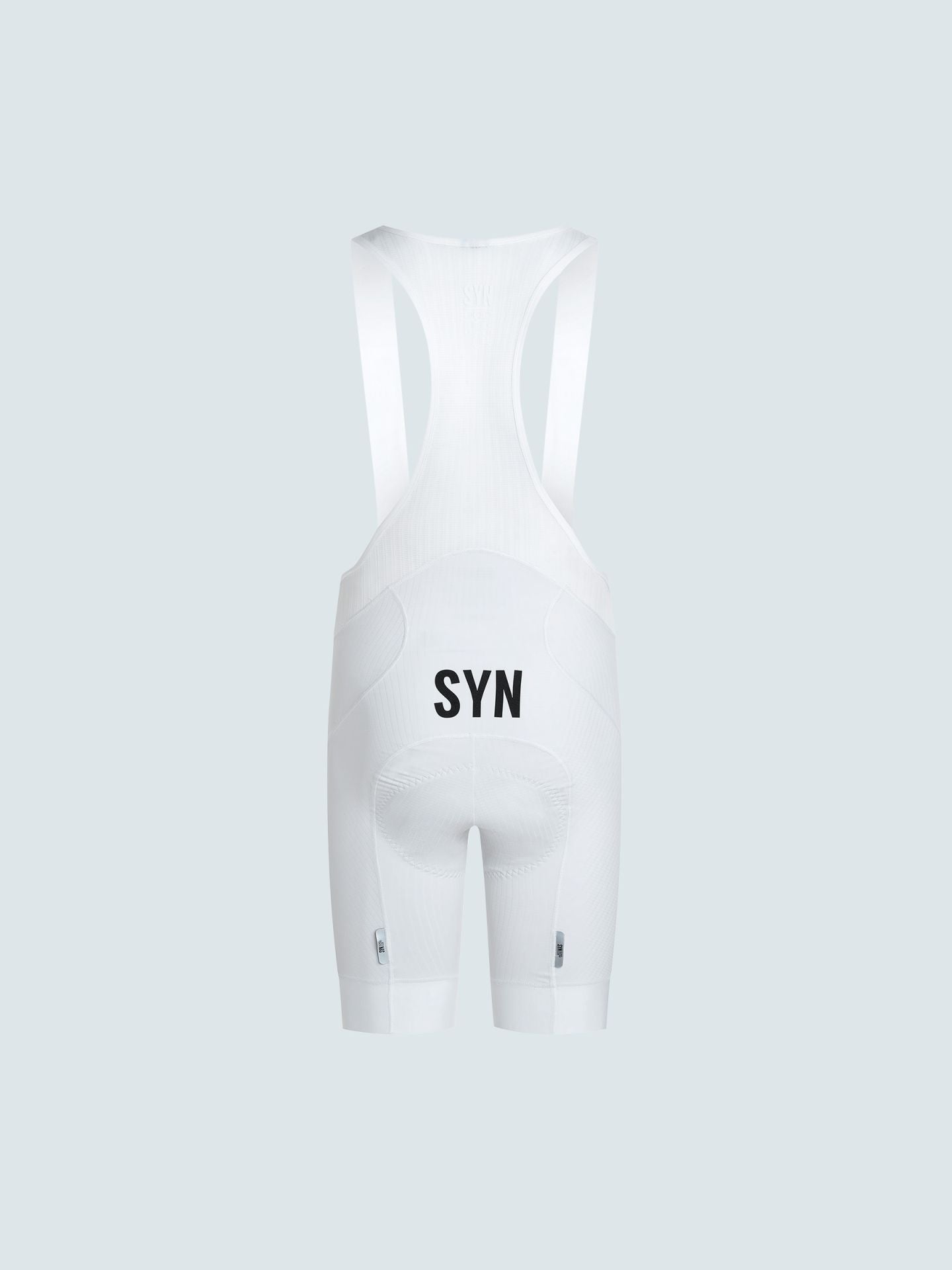 SYN - Men's Pro Bib Shorts - White - Nuremberg, Germany - Back view