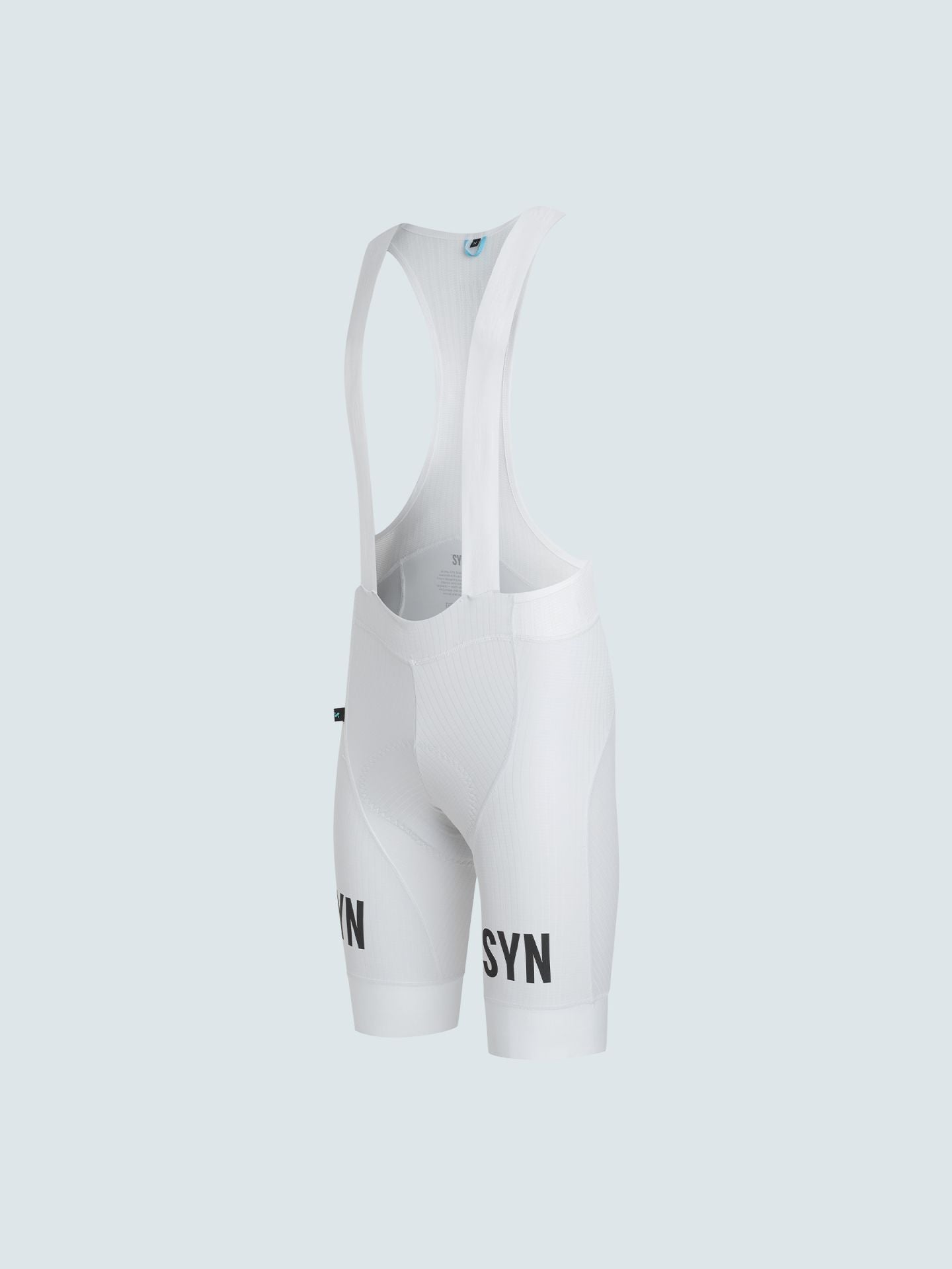SYN - Men's Pro Bib Shorts - White - Nuremberg, Germany - Side view