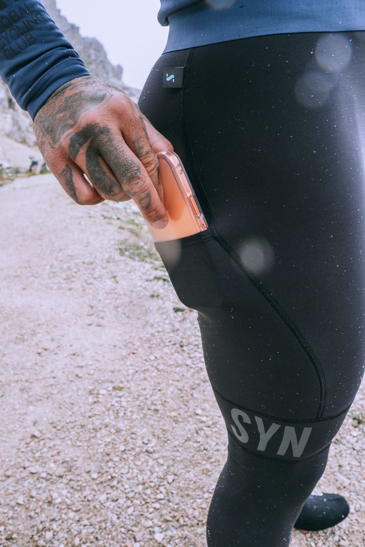 SYN - Men's Pro Thermal Rain Bib Tights - Black - Nuremberg, Germany