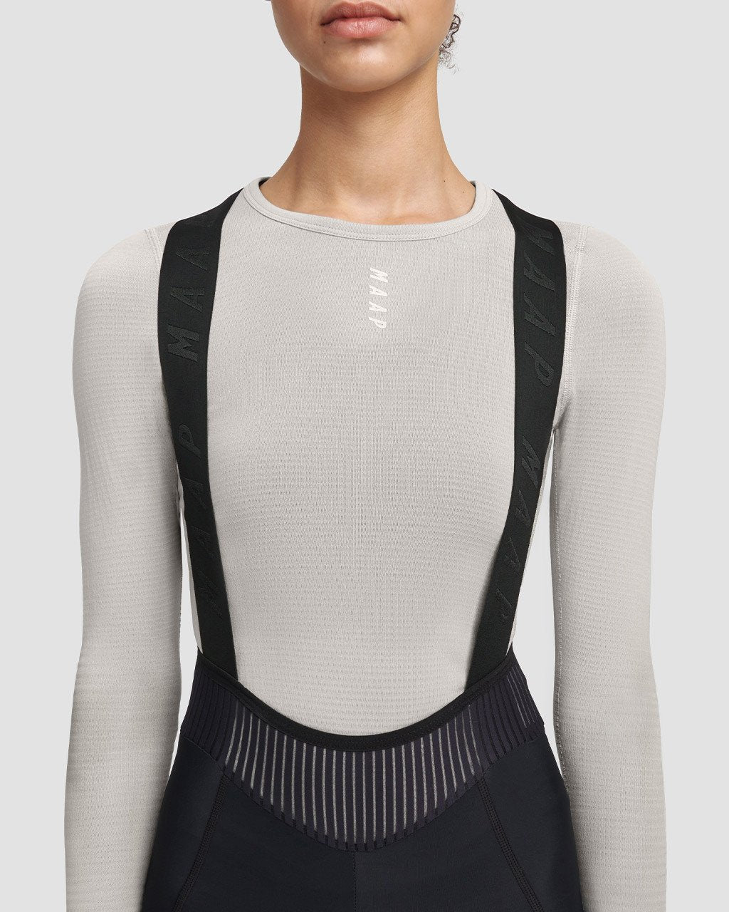 MAAP - Women's Thermal Base Layer LS Tee - Fog - Nuremberg Germany - Front Detail