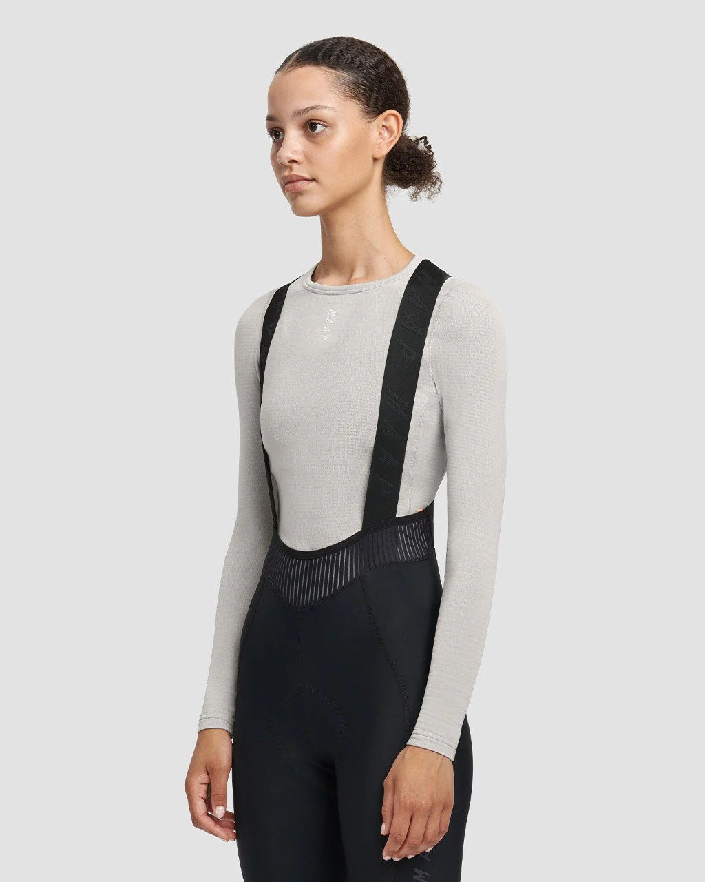 MAAP - Women's Thermal Base Layer LS Tee - Fog -Nuremberg Germany - On Model