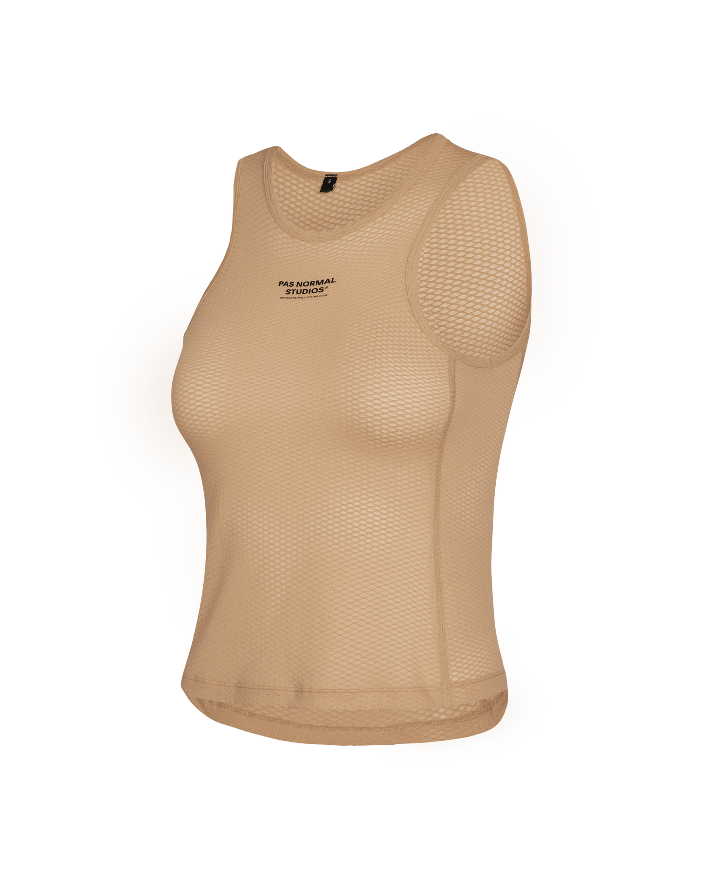 Pas Normal Studios - Women's Sleeveless Baselayer - Camel - Nuremberg Germany - Side view