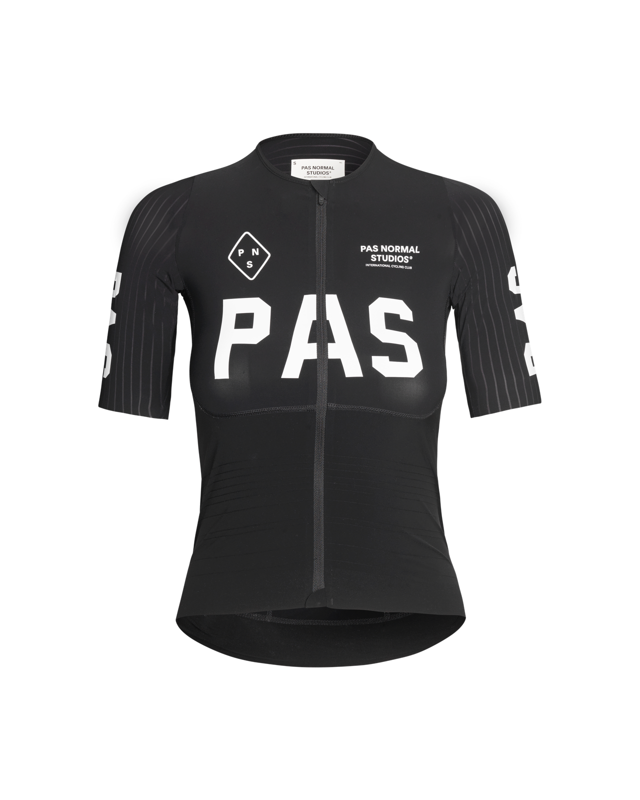 Pas Normal Studios - Women's PAS Mechanism Pro Jersey - Black - Nuremberg, Germany - Front View