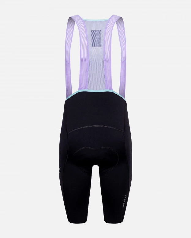 Isadore - Men's Alternative Bib Shorts - Black / Purple