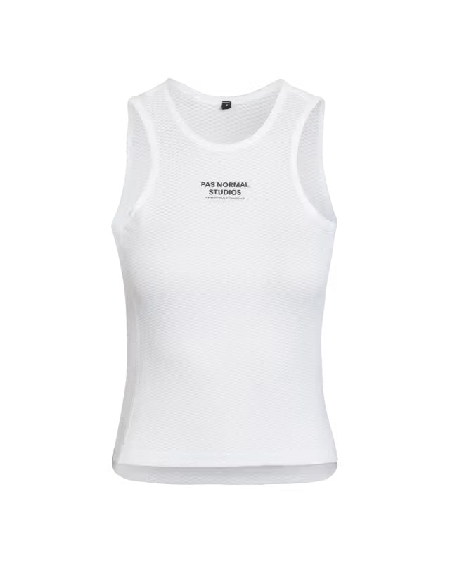 Pas Normal Studios - Women's Sleeveless Baselayer - White - Nuremberg Germany - Front view