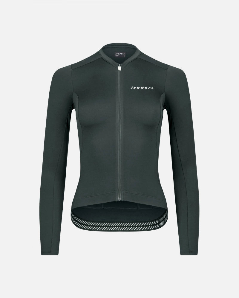 ISADORE - Debüt-Langarmtrikot für Damen - Deep Forest