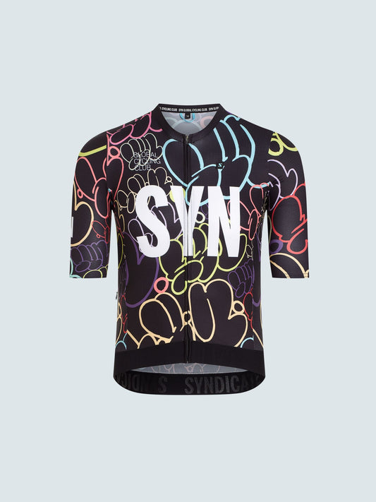 SYN - Men's Pro Design Lab Jersey - Bubble Black - Nuremberg, Germany - Front view