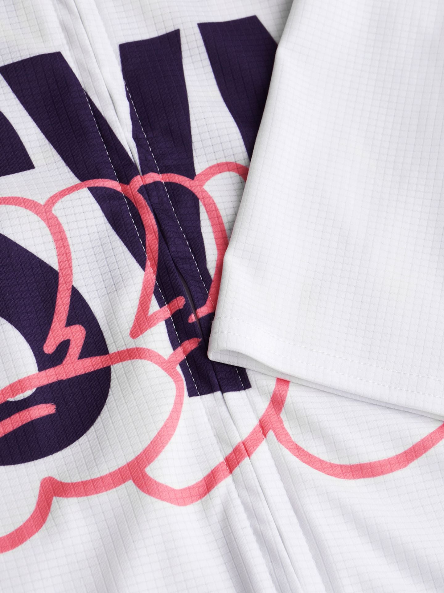 SYN - Women's Pro Design Lab Jersey Crossed - White - Nuremberg Germany - Zipper detail