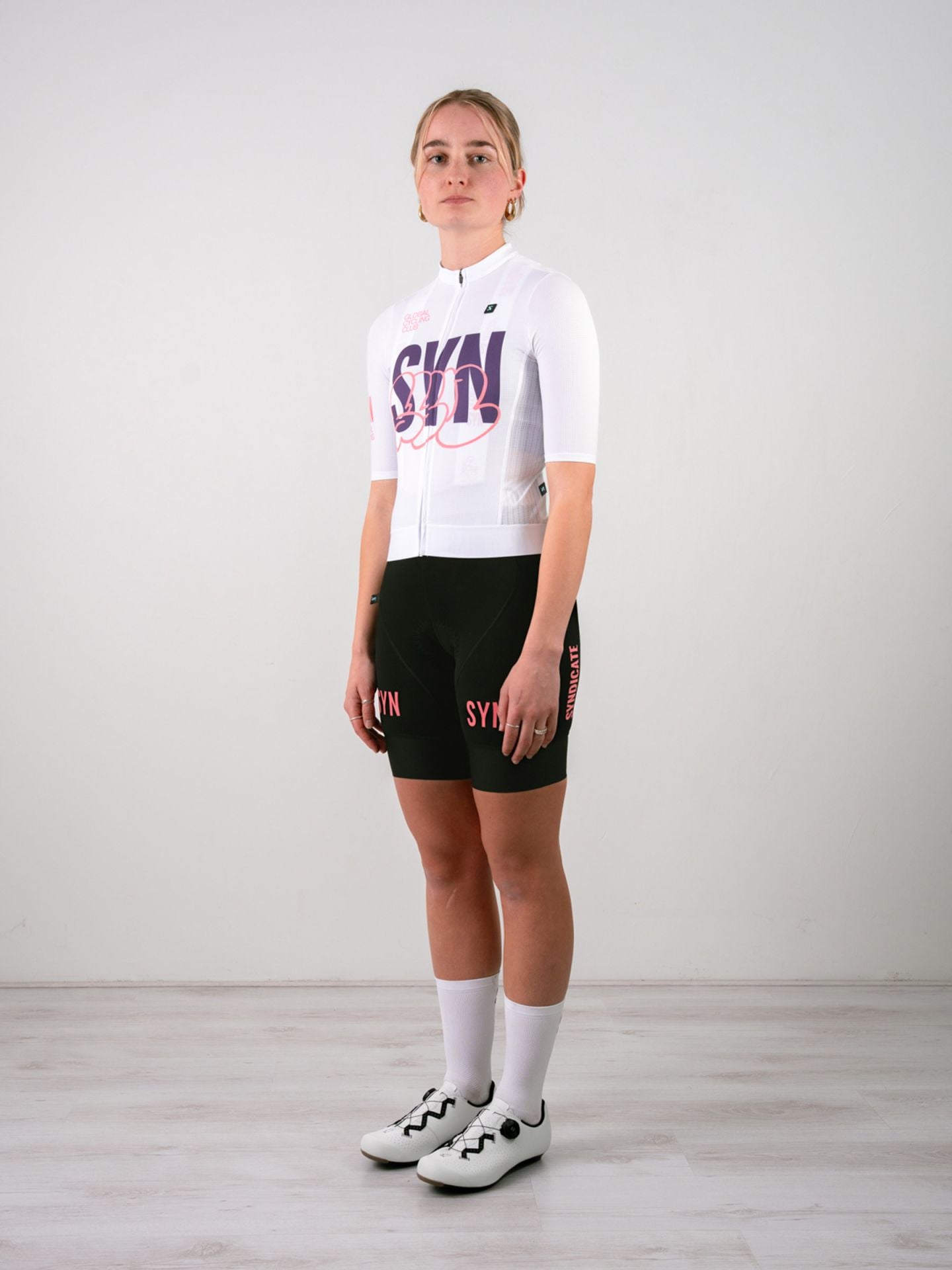 SYN - Women's Pro Design Lab Jersey Crossed - White - Nuremberg Germany - Full View
