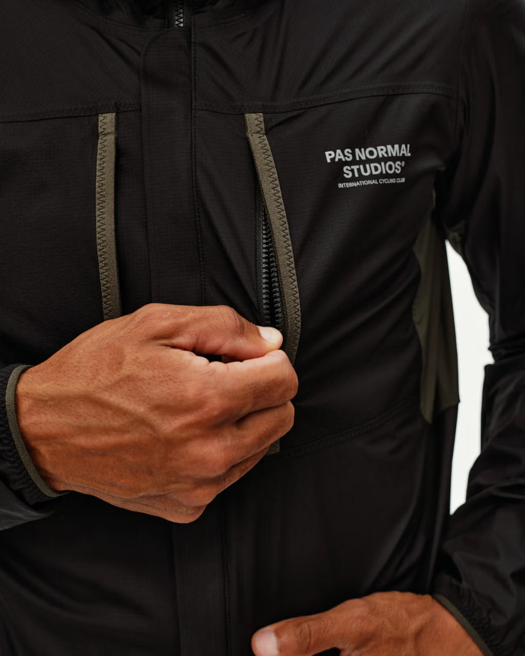 Pas Normal Studios - Men's Escapism Hooded Lightweight Jacket - Black - Nuremberg, Germany