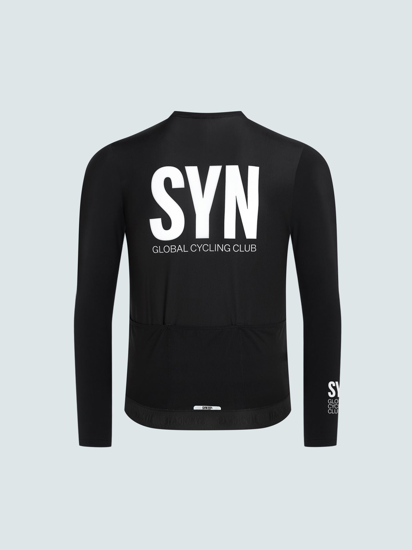 SYN - Men's Training L/S Jersey 2.0 - Black - Nuremberg Germany - Rear view